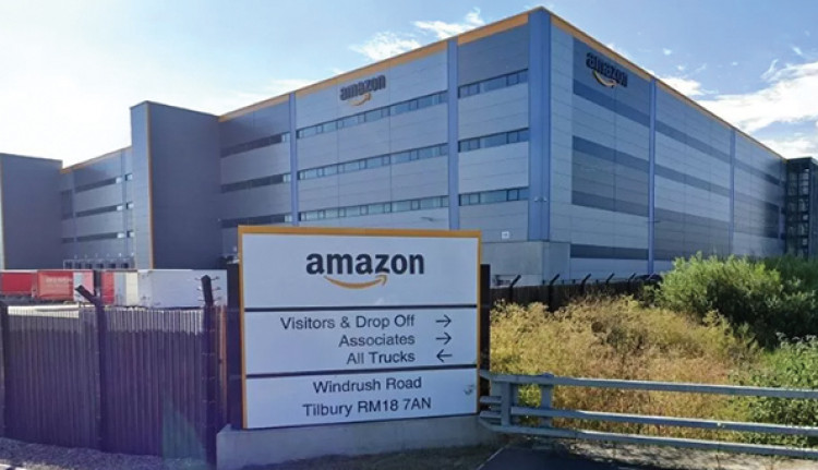 Amazon's Tilbury base.