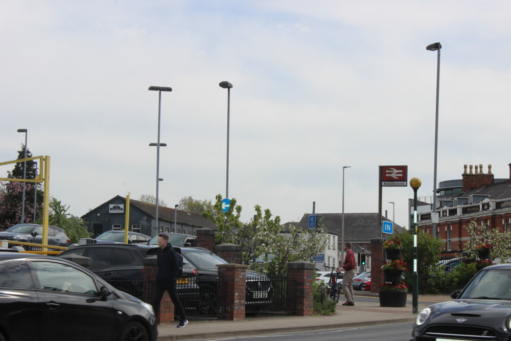 Macclesfield Railway Station on Waters Green. (Image - Macclesfield Nub News)