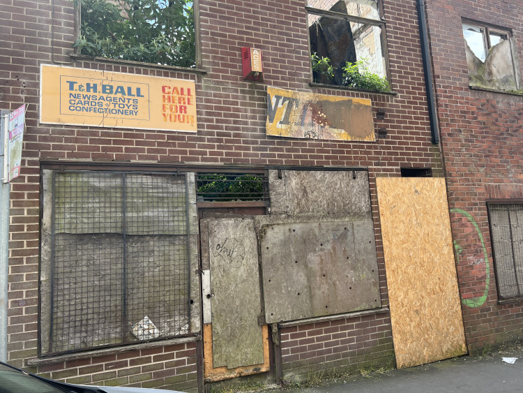 The former newsagents on Caroline Street, Longton, is in a poor condition and residents have called for the building to be demolished (Nub News).