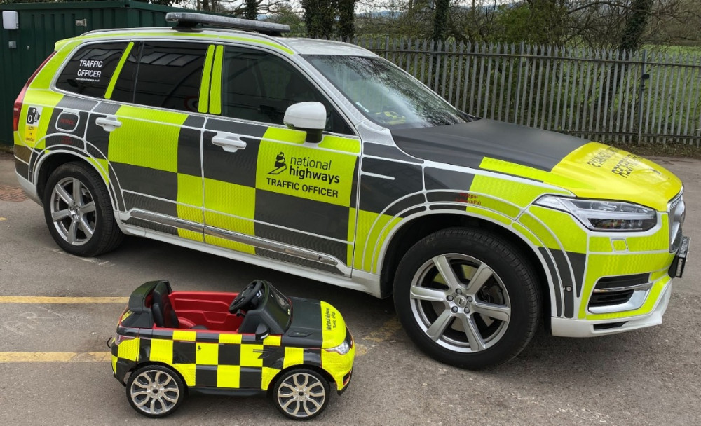 One of the mini Traffic Officer vehicles which little visitors will be able to try out at the show