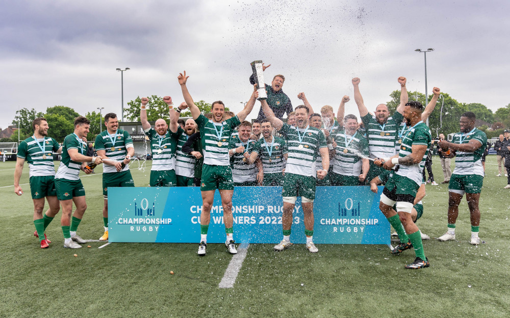 Ealing Trailfinders have retained their RFU Championship Cup title. Photo: Ealing Trailfinders.
