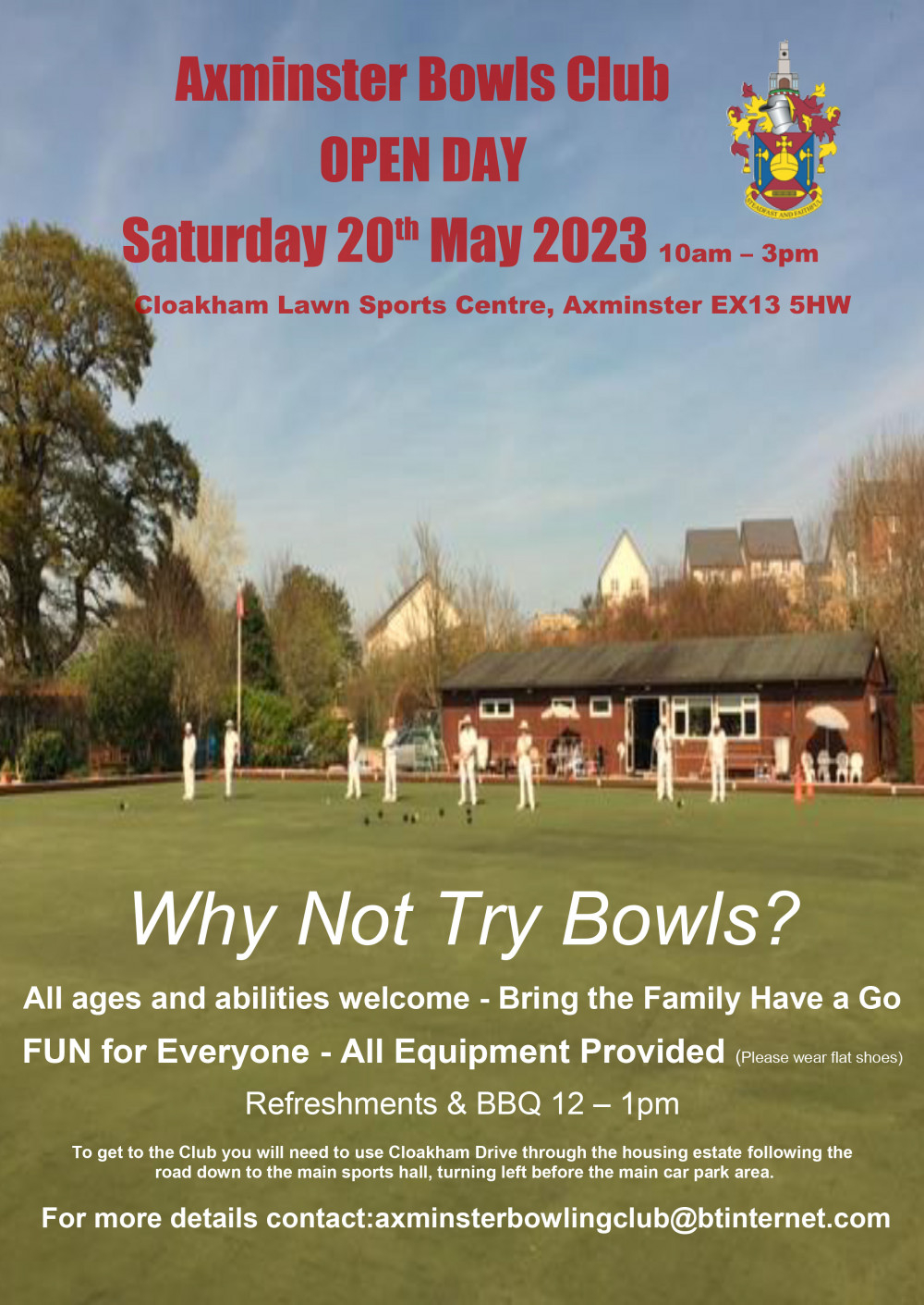 Axminster Bowls Club is hosting an open day this weekend