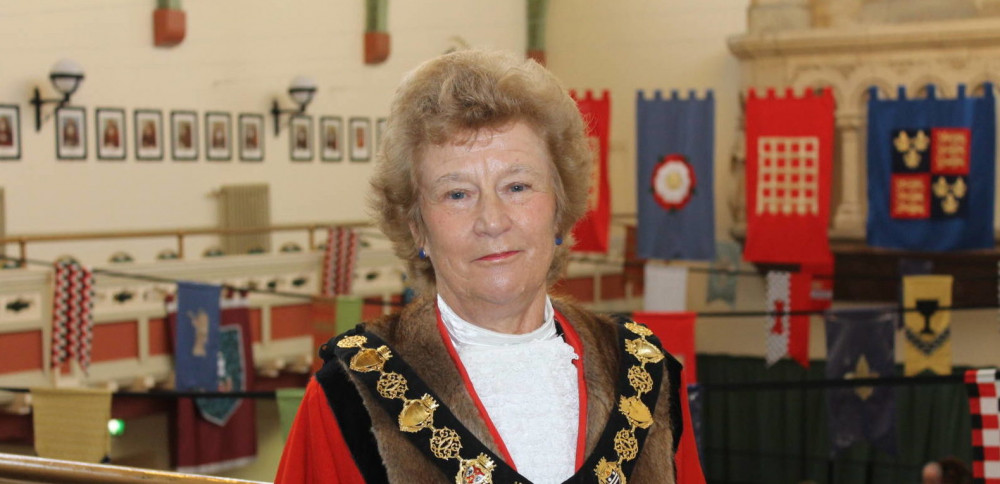 The end of a memorable year for Cllr Margaret Gartside. The end of a memorable year for Cllr Margaret Gartside.