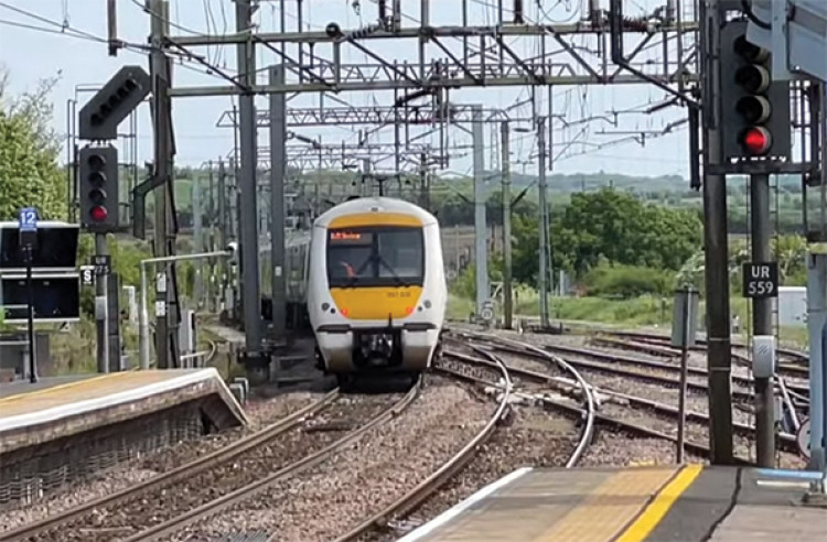 A view from Pitsea rail station. 