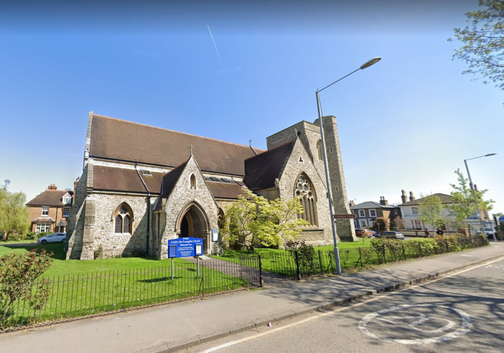 St John the Evangelist Church, Grove Lane, Kingston. Credit: Google Maps