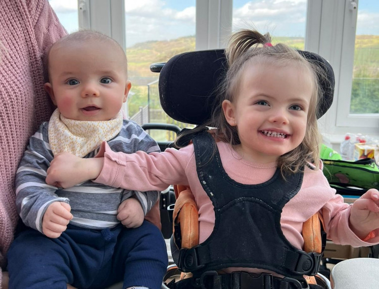 Isla may be able to use stem cells from her brother Leo's umbilical cord (Image - SWNS)