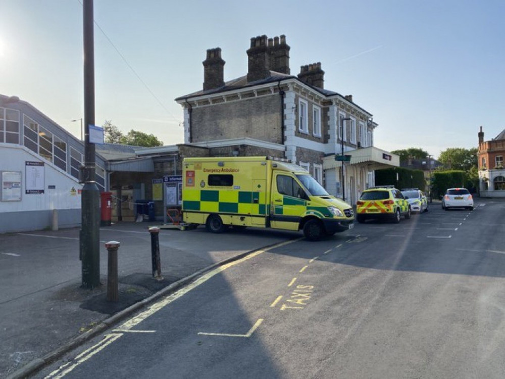 'Teddington Station closed for incident'. Credit: Conor Mulhern.