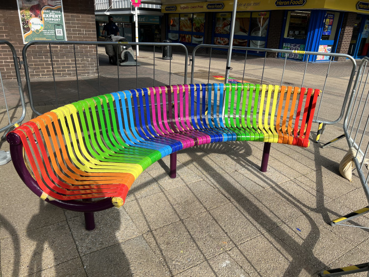 The benches are located in the central part of Longton Exchange Shopping Centre (Nub News).