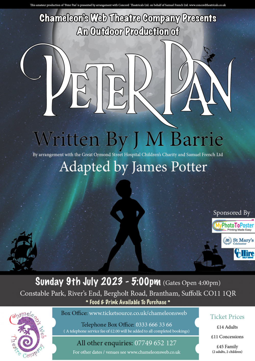 Peter Pan Outdoor Theatre at Constable Park 