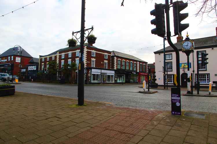 The quiet streets of Frodsham at the beginning of the third national lockdown. Image kindly provided by Andrew Woolmington