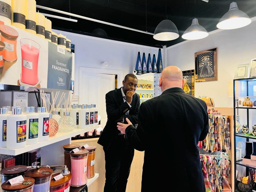 Bim Afolami MP Meets Churchgate Retailers to hear their concerns