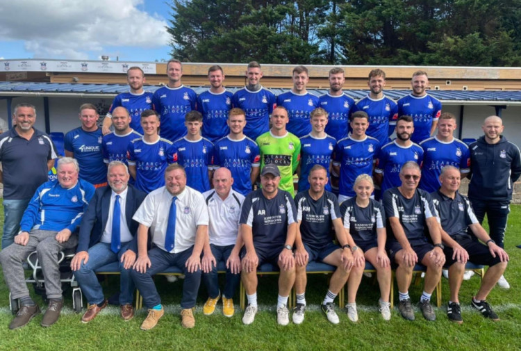 Exmouth Town FC team photo (ETFC)
