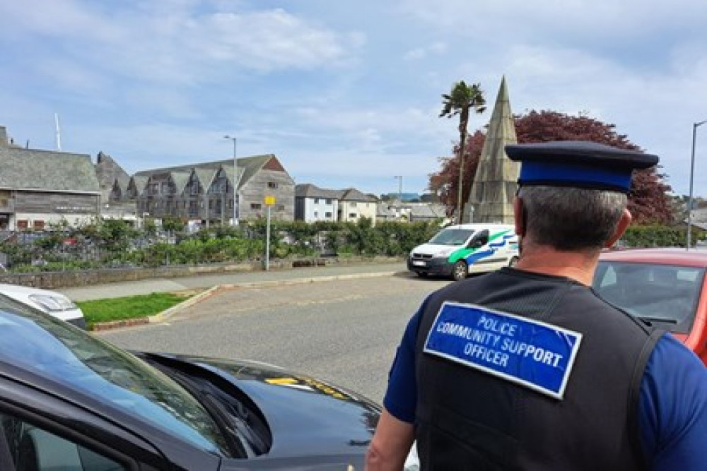 Police on the beat in Falmouth (Image: Devon and Cornwall Police) 