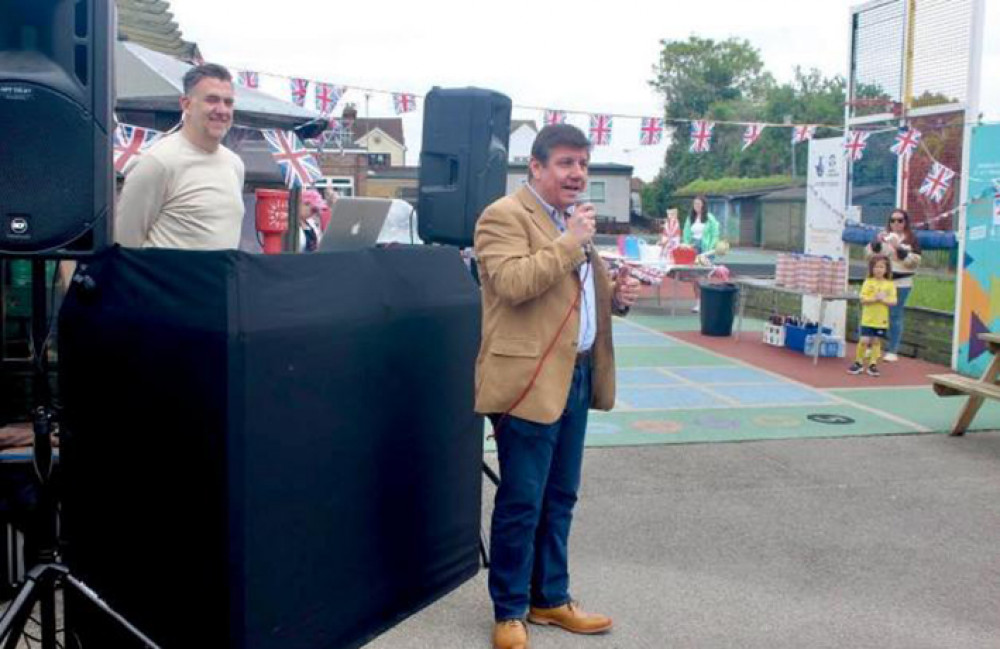 MP Stephen Metcalfe at the May Fair