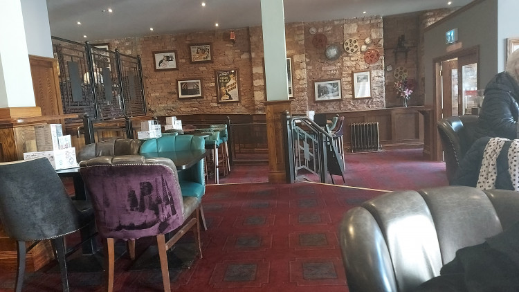 Film memorabilia in the Palladium in Midsomer Norton Film memorabilia in the Palladium in Midsomer Norton