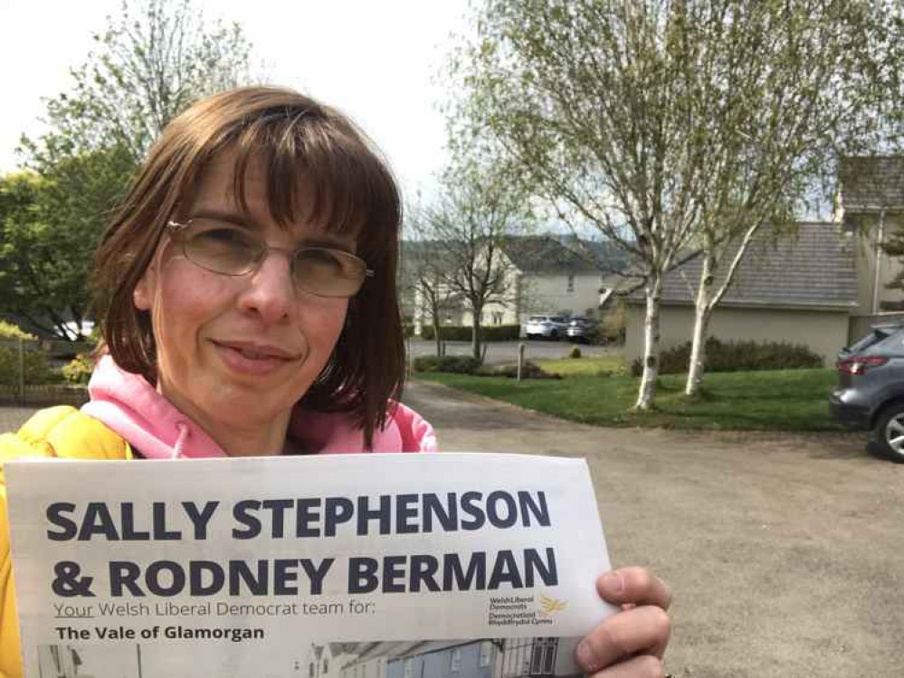 Sally Stephenson, Welsh Liberal Democrat Senedd candidate for the Vale of Glamorgan
