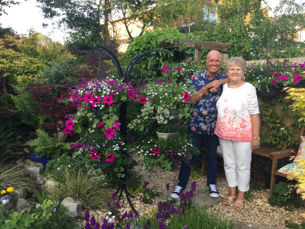 Bill and Julie North will welcome the community into their garden for charity. 