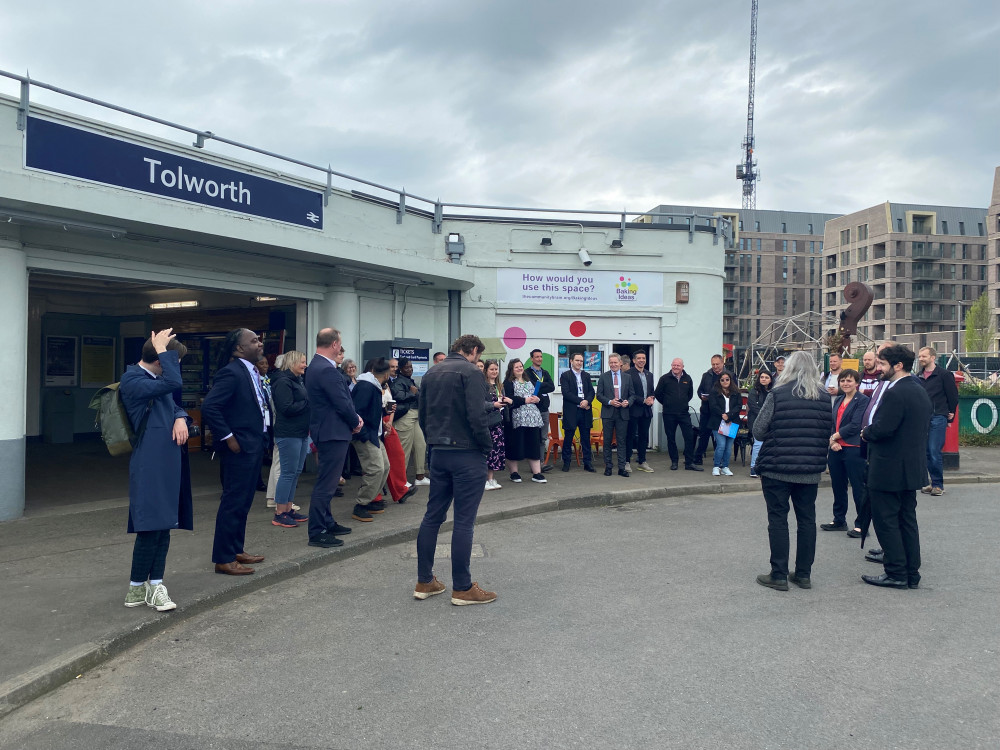 Community Rail Week is launched at Tolworth Station (Credit: SWR)