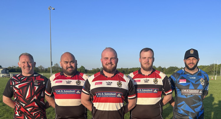 Three senior captains with DoR Garrie Webster 