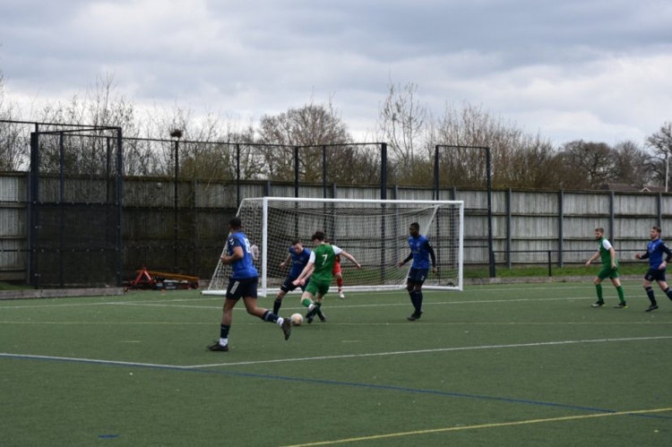 Wardens Reserves hammered Whitnash Reserves 8-1 in the semi final of the Peter Toogood cup to set up a final with Woodlands on 1 June (image via Alex Waters)