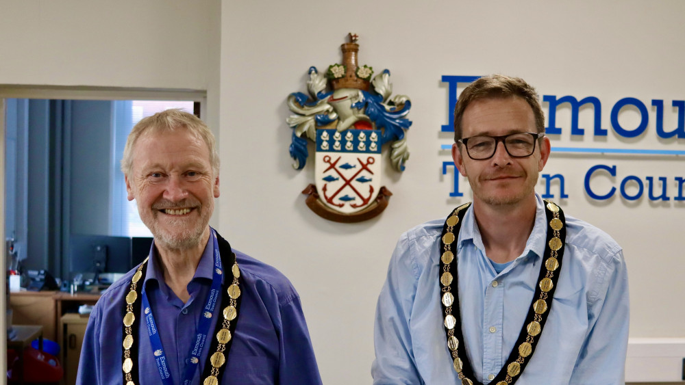 L to R: Mayor Olly Davey, Deputy Mayor Joe Whibley (Nub News/ Will Goddard)