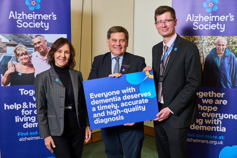 Coalville MP Andrew Bridgen promoted Alzheimer’s Society during Dementia Action Week