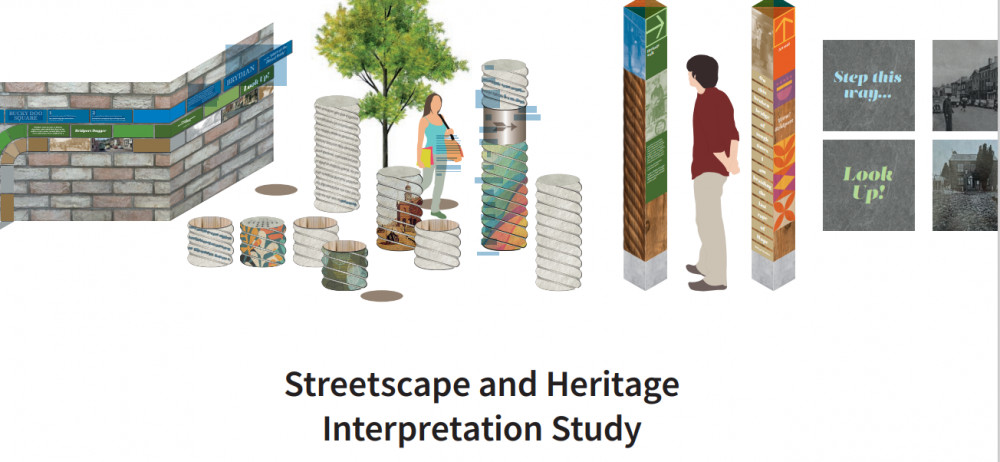 The new walking routes stem from the Bridport Streetscape & Heritage Interpretation study