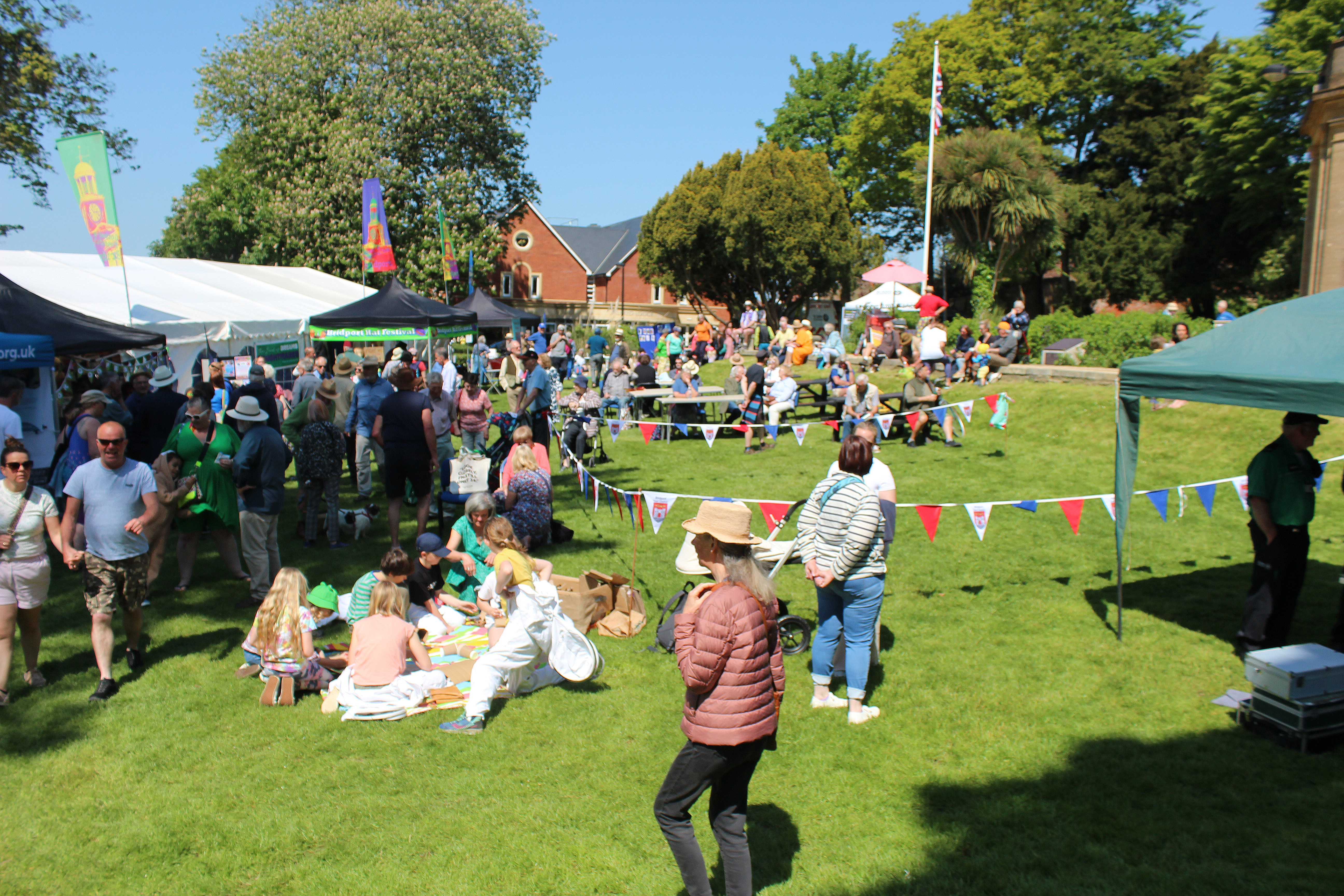 Millennium Green was busy with stalls and fair-goers