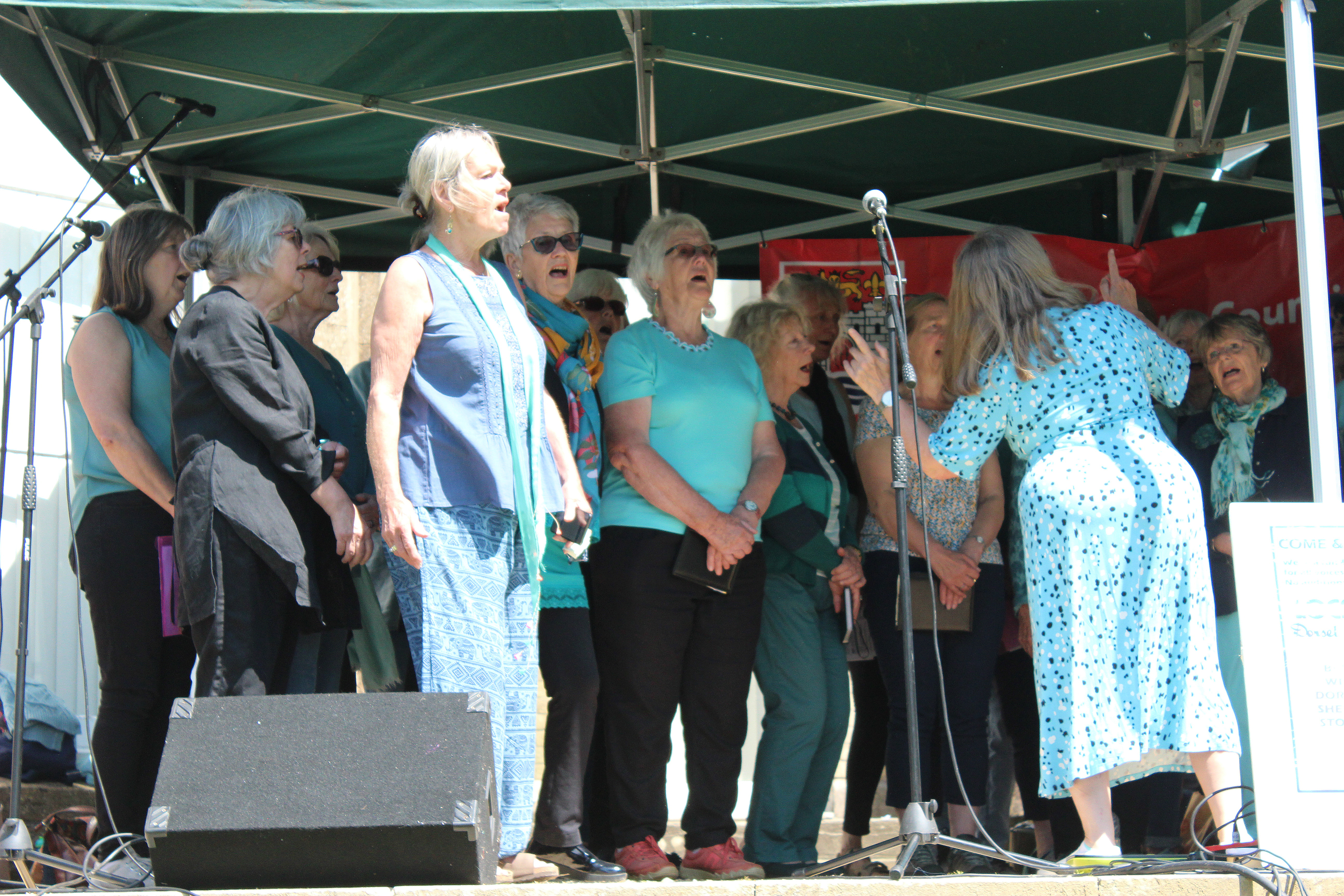 The Local Vocal choir entertains