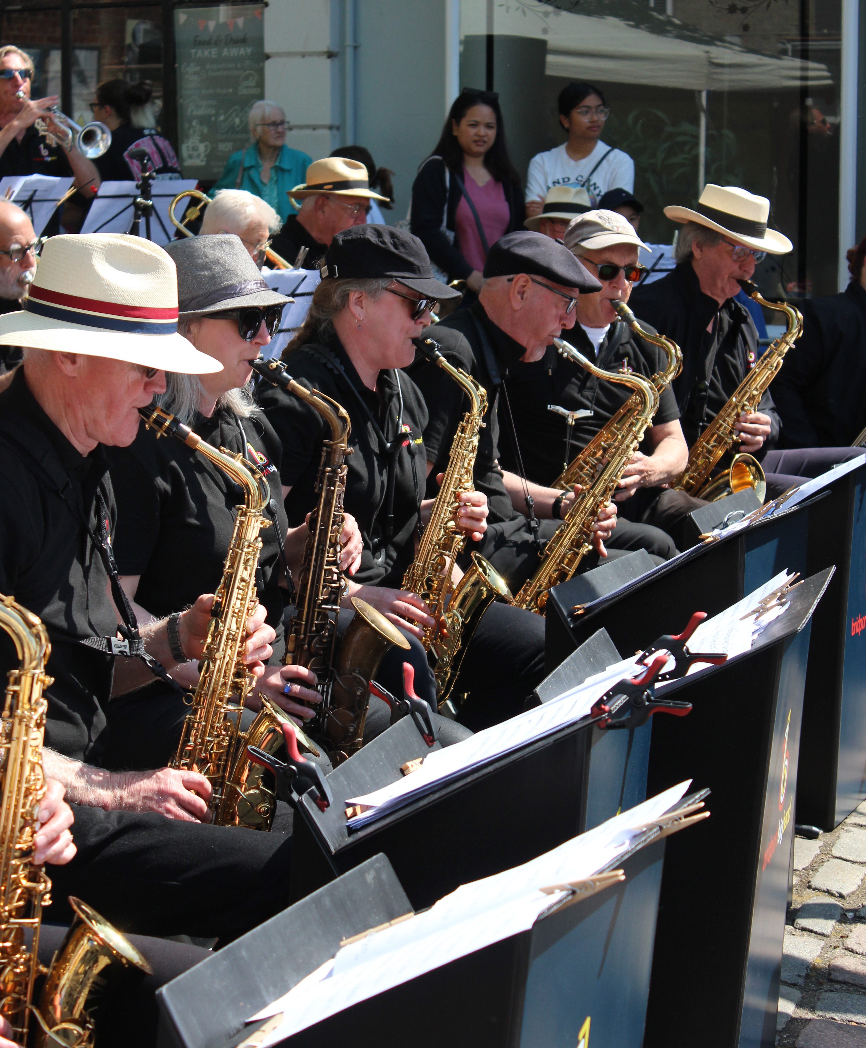 Musical entertainment was also held in Bucky Doo Square