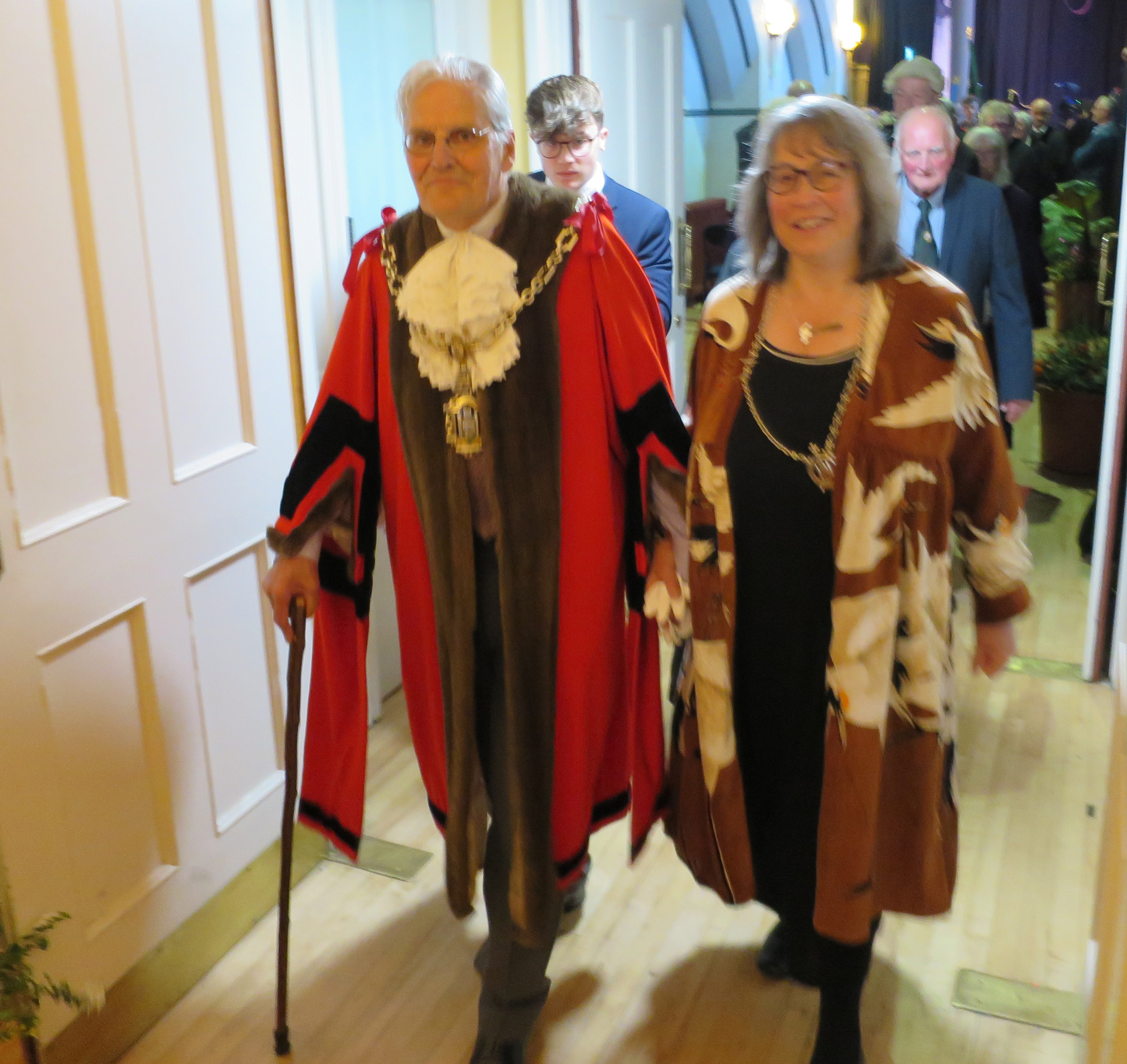 The new Mayor and Mayoress of Dorchester, Cllr Alistair Chisholm and Kate Hebditch