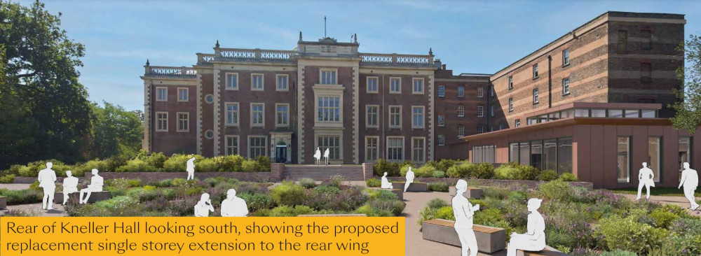 Kneller Hall would be redeveloped and extended to create prestige private Secondary school (Credit Dukes Education Trust)