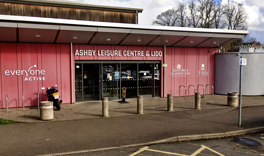 The incident happened at Ashby Leisure Centre earlier this month. Photo: Instantstreetview.com