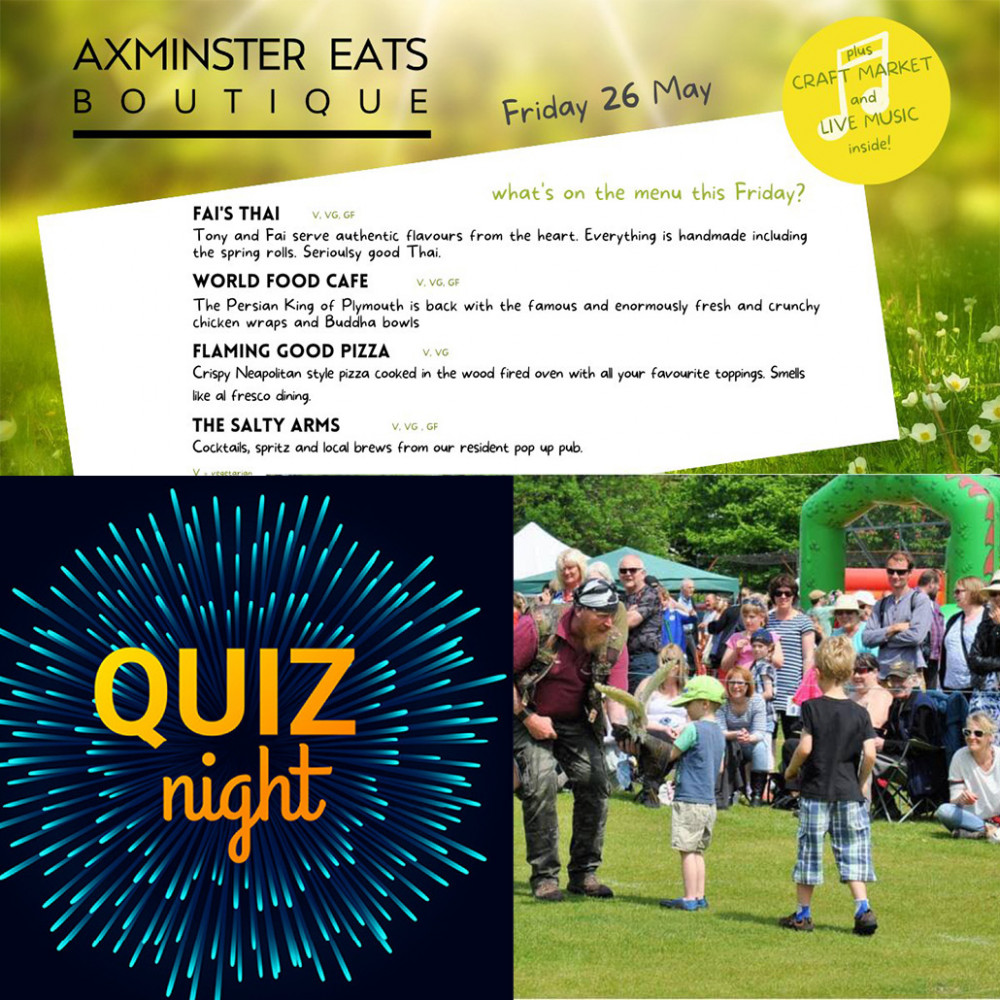 Our top pick of events taking place in the Axminster area this weekend