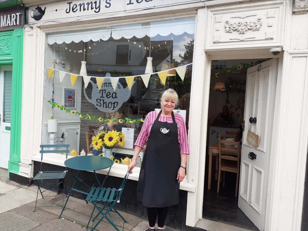 Jenny Chamberlain, owner of Jenny;s Tea Shop (Photo: Sandbach Nub News) Jenny Chamberlain, owner of Jenny;s Tea Shop (Photo: Sandbach Nub News)