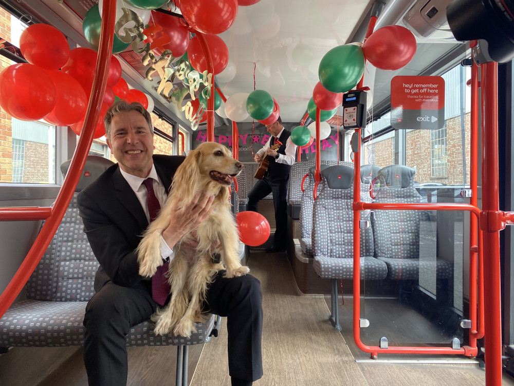 Metro Mayor Dan Norris launching the scheme to give people free travel in their birthday month (Image: John Wimperis) - free to use for all partners