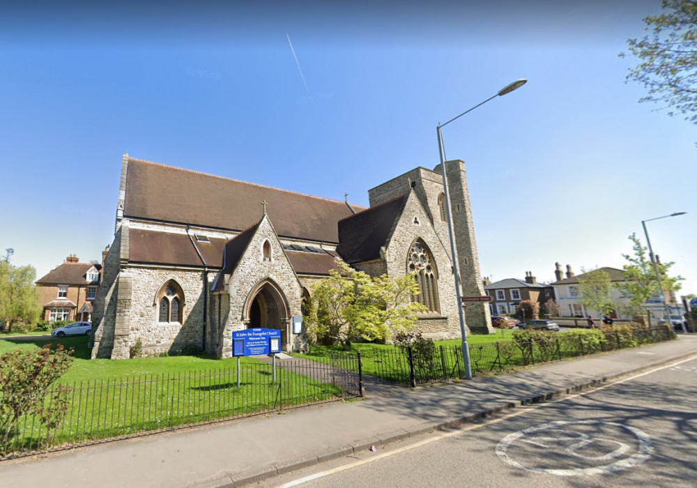 St John the Evangelist Church, Grove Lane, Kingston (Credit: Google Maps)