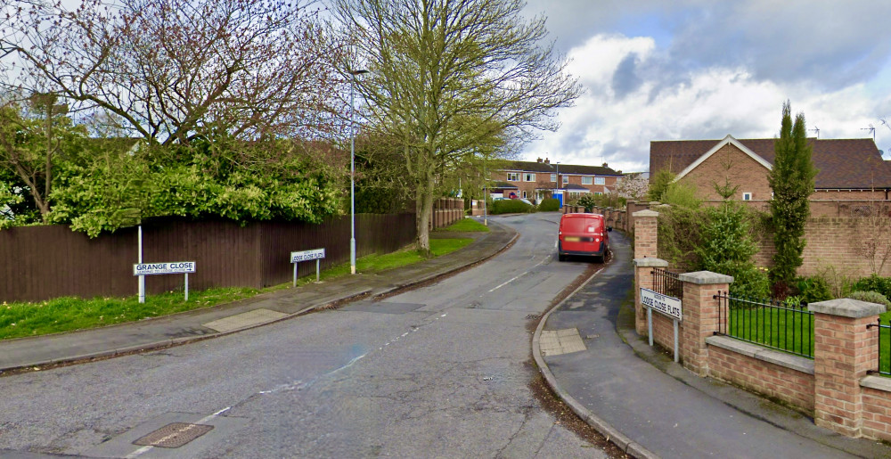 The detached house was planned for land at Grange Close in Ashby de la Zouch. Photo: Instantstreetview.com