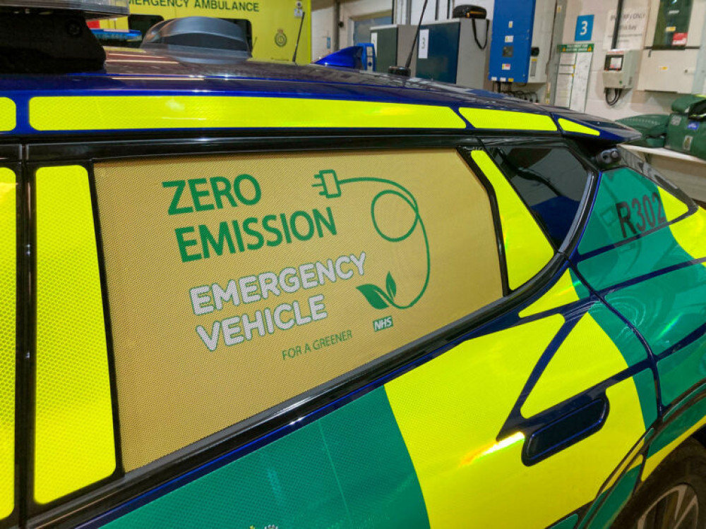 Crewe: An EV used by North West Ambulance service, pictured in 2022. (Image - North West Ambulance Service)