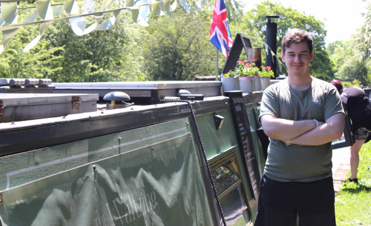 Chris Edwards, who had 13 years as a chef under his belt before co-starting his own venture with his father. Chris is the co-founder of The Waltzing Matilda Boat, a touring café-restaurant which regularly docks locally around Marple and Poynton. Image - Alexander Greensmith / Stockport Nub News)