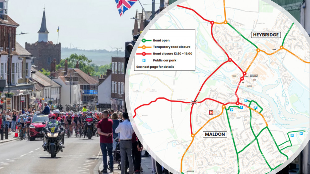 Get full details on travel and road closures in the Maldon District ahead of this Saturday's RideLondon event. (Images: RideLondon)