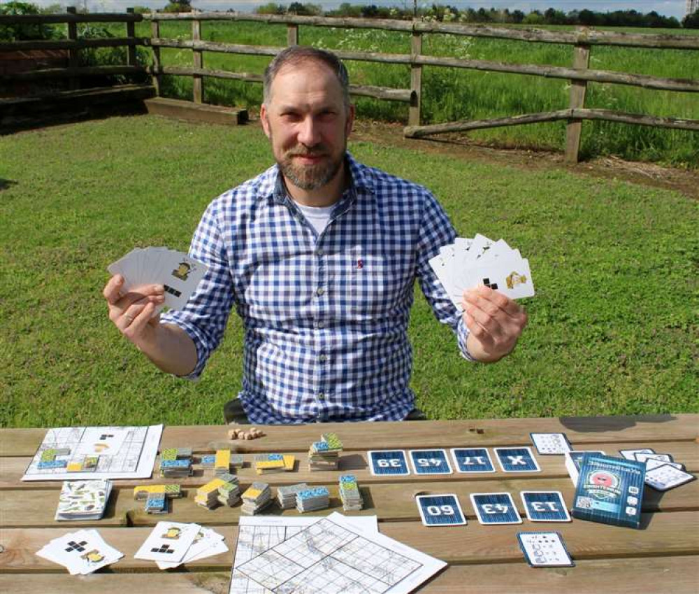 Yuriy Manzhos with one of his games (Picture: East of England LGA)