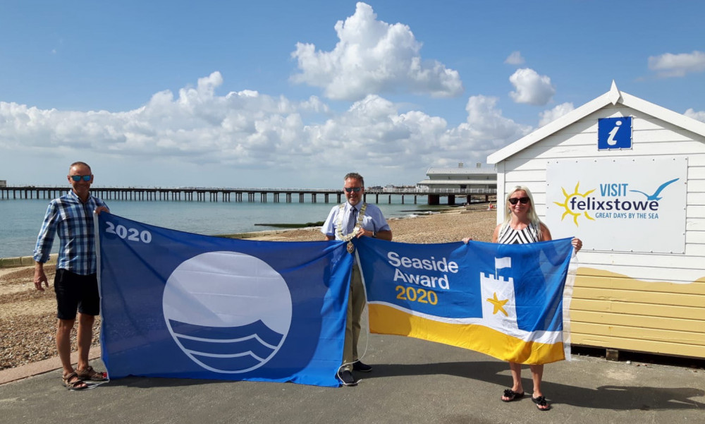 Felixstowe sunshine (Picture: SWNS)