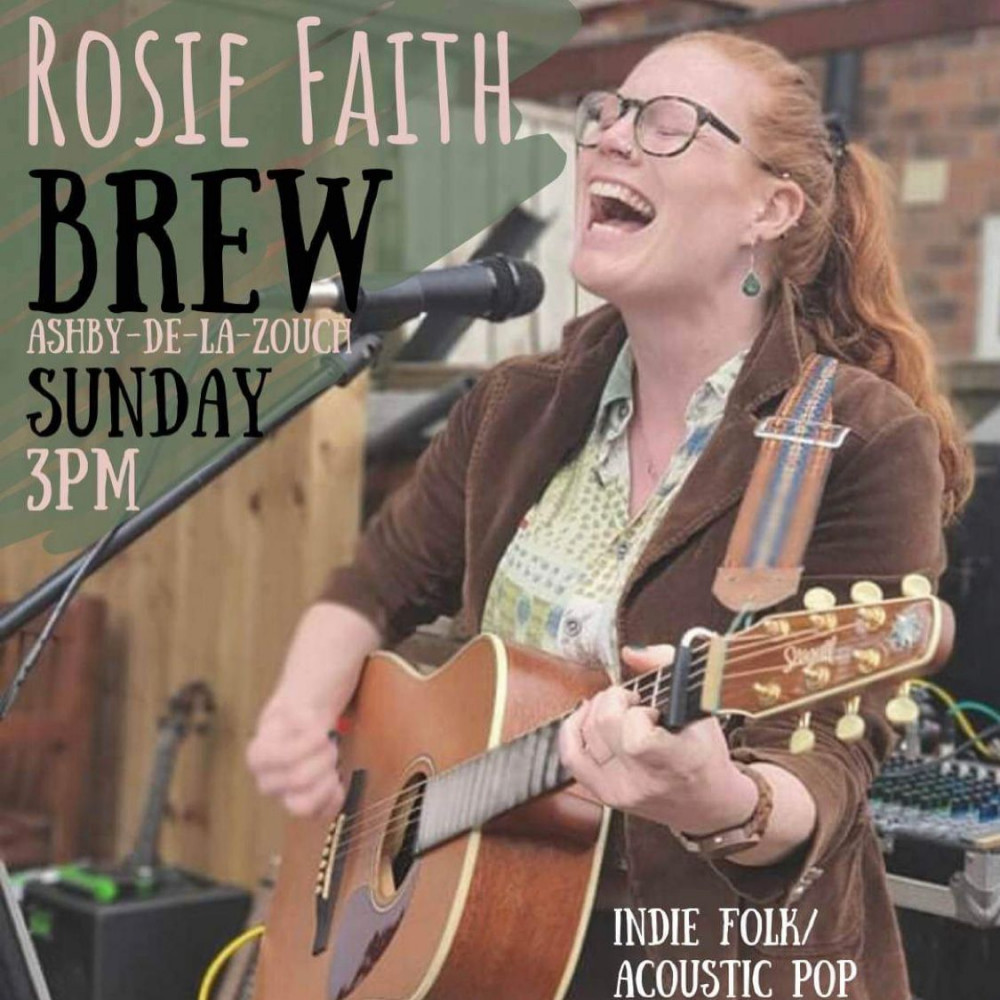 Lazy Sunday Afternoon Acoustic Session with Rosie Faith at Brew, 106B Market Street, Ashby-de-la-Zouch