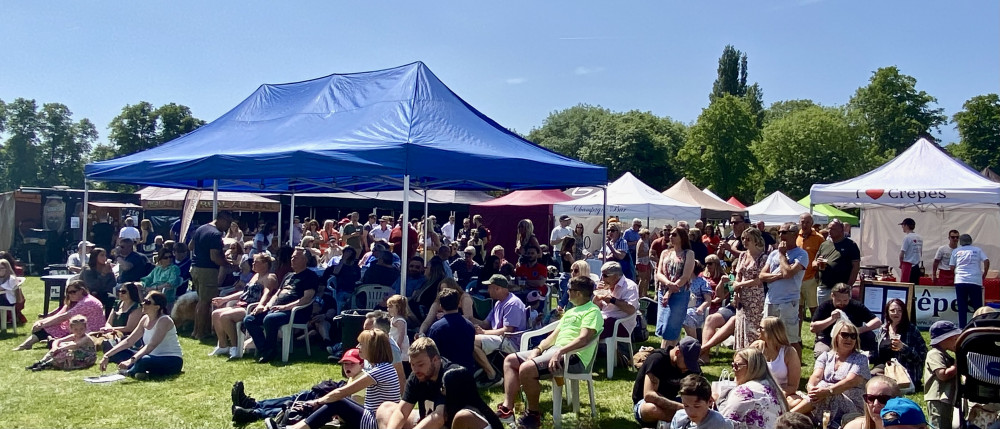 Ashby Food Gusto drew big crowds to the Bath Grounds at the weekend. Photos: Ashby Nub News