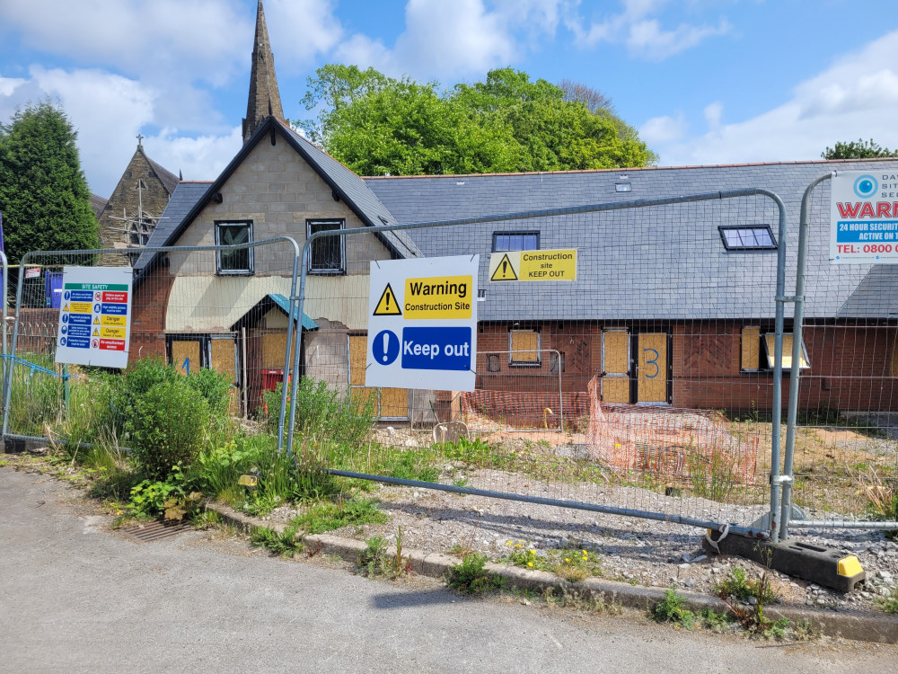 Work has finally begun on Brighton House, Silverdale, which was meant to be completed by April 2020 (LDR).