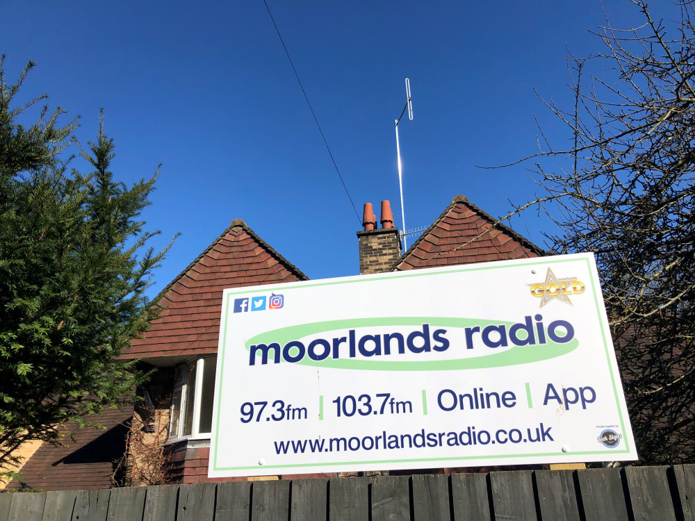 Moorlands Radio studio in Leek (Tony Mullins).