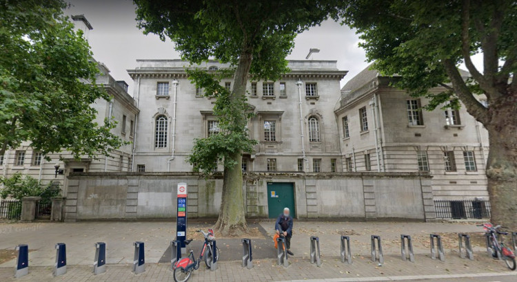 Inner London Crown Court in Southwark. Photo is a screenshot from Google Street View.