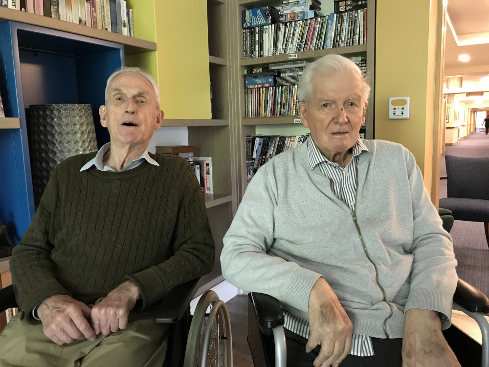 Paul Gray and Les Wilson were both in The Queen’s Regiment and met 66 years ago, in 1957 (Credit: Royal Star & Garter)