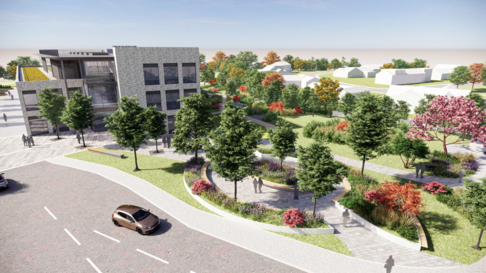 This image shows how a revamped Cheadle College campus could look (Image - Arcadis)